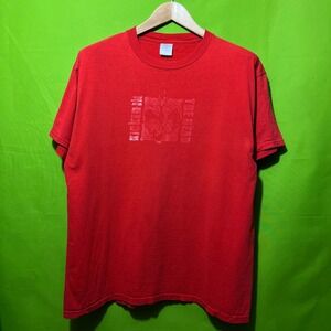 Large Kicked in the Head Band Rock Music Red The Mean Graphic T Shirt Crown